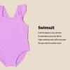 imageAmazon Essentials Baby Girls Frill OnePiece SwimsuitBright Lavender