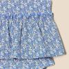imageAmazon Essentials Baby Girls Sleeveless Bodysuit Dress Pack of 3Pale PinkBlue Posey Floral