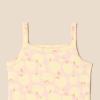imageAmazon Essentials Baby Girls Sleeveless Bodysuits Pack of 3Pale YellowPinkApples