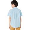 imageAmazon Essentials Boys Uniform ShortSleeve Woven Stretch Poplin ButtonDown Shirts Pack of 3Blue