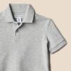 imageAmazon Essentials Boys and Toddlers Cotton Spandex Pique Polo ShirtLight Grey Heather