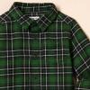 imageAmazon Essentials Boys and Toddlers Flannel Button Down ShirtGreen