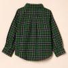 imageAmazon Essentials Boys and Toddlers Flannel Button Down ShirtGreen