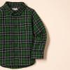 imageAmazon Essentials Boys and Toddlers Flannel Button Down ShirtGreen