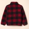imageAmazon Essentials Boys and Toddlers Fleece Lined Sherpa FullZip JacketRed Exploded Buffalo Check
