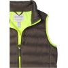 imageAmazon Essentials Boys and Toddlers Lightweight WaterResistant Packable Hooded Puffer VestBlack Neon Yellow