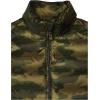 imageAmazon Essentials Boys and Toddlers Lightweight WaterResistant Packable Hooded Puffer VestGreen Camo