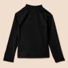 imageAmazon Essentials Boys and Toddlers Long Sleeve Rashguard TShirtBlack