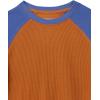 imageAmazon Essentials Boys and Toddlers LongSleeve Knit Thermal TShirt Pack of 3Blue CamoNavyRust