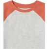 imageAmazon Essentials Boys and Toddlers LongSleeve Knit Thermal TShirt Pack of 3BurgundyGreyOrange Rugby Stripe