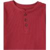 imageAmazon Essentials Boys and Toddlers LongSleeve Knit Thermal TShirt Pack of 3BurgundyGreyOrange Rugby Stripe