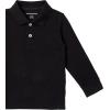 imageAmazon Essentials Boys and Toddlers LongSleeve Pique Polo Shirts MultipacksBlack
