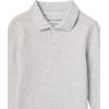 imageAmazon Essentials Boys and Toddlers LongSleeve Pique Polo Shirts MultipacksGrey Heather