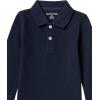 imageAmazon Essentials Boys and Toddlers LongSleeve Pique Polo Shirts MultipacksNavy