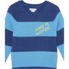 imageAmazon Essentials Boys and Toddlers Pullover Crewneck SweaterBlue Navy Rugby Stripe