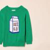 imageAmazon Essentials Boys and Toddlers Pullover Crewneck SweaterGreen Milk Carton