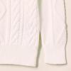 imageAmazon Essentials Boys and Toddlers QuarterZip CableKnit RelaxedFit SweaterEggshell White
