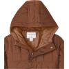 imageAmazon Essentials Boys and Toddlers Quilted Pullover JacketDeep Brown