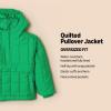 imageAmazon Essentials Boys and Toddlers Quilted Pullover JacketGreen
