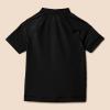 imageAmazon Essentials Boys and Toddlers Short Sleeve Rashguard TShirtBlack