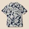 imageAmazon Essentials Boys and Toddlers Short Sleeve Rashguard TShirtNavy Folk Floral