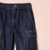 imageAmazon Essentials Boys and Toddlers Stretch Denim Cargo JeanDark Wash