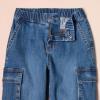 imageAmazon Essentials Boys and Toddlers Stretch Denim Cargo JeanIndigo