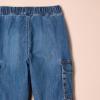 imageAmazon Essentials Boys and Toddlers Stretch Denim Cargo JeanIndigo