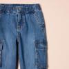 imageAmazon Essentials Boys and Toddlers Stretch Denim Cargo JeanIndigo