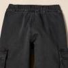 imageAmazon Essentials Boys and Toddlers Stretch Denim Cargo JeanWashed Black