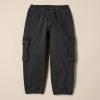 imageAmazon Essentials Boys and Toddlers Stretch Denim Cargo JeanWashed Black