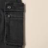 imageAmazon Essentials Boys and Toddlers Stretch Denim Cargo JeanWashed Black