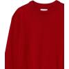 imageAmazon Essentials Boys and Toddlers Uniform Cotton Crewneck SweaterRed