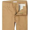 imageAmazon Essentials Boys and Toddlers Uniform StraightFit FlatFront Chino Khaki Pants MultipacksDark Khaki Brown