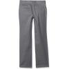 imageAmazon Essentials Boys and Toddlers Uniform StraightFit FlatFront Chino Khaki Pants MultipacksGrey