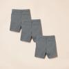 imageAmazon Essentials Boys and Toddlers Uniform Woven FlatFront Shorts Wrinkle Resistant Pack of 3Charcoal
