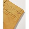 imageAmazon Essentials Boys and Toddlers Uniform Woven FlatFront Shorts Wrinkle Resistant Pack of 3Dark Khaki Brown
