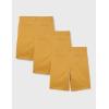 imageAmazon Essentials Boys and Toddlers Uniform Woven FlatFront Shorts Wrinkle Resistant Pack of 3Dark Khaki Brown