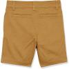imageAmazon Essentials Boys and Toddlers Uniform Woven FlatFront Shorts Wrinkle Resistant Pack of 3Dark Khaki Brown