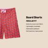 imageAmazon Essentials Boys and Toddlers Woven Board ShortLilac Red Crocodiles