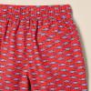 imageAmazon Essentials Boys and Toddlers Woven Swim TrunkLilac Red Crocodiles