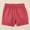 imageAmazon Essentials Boys and Toddlers Woven Swim TrunkLilac Red Crocodiles