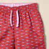 imageAmazon Essentials Boys and Toddlers Woven Swim TrunkLilac Red Crocodiles
