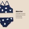 imageAmazon Essentials Girls and Toddlers Bikini SetDeep Blue Ivory Abstract Dots