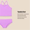 imageAmazon Essentials Girls and Toddlers Tankini SetBright Lavender