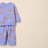 imageAmazon Essentials Unisex Babies French Terry Sweatshirt and Sweatpants Set Pack of 2Purple Melon Tiger
