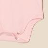 imageAmazon Essentials Unisex Babies LongSleeve Henley Bodysuits Pack of 2Pale PinkDots