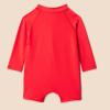 imageAmazon Essentials Unisex Babies LongSleeve OnePiece RashguardBright Poppy Red
