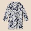 imageAmazon Essentials Unisex Babies LongSleeve OnePiece RashguardNavy Folk Floral