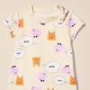 imageAmazon Essentials Unisex Babies Sleeveless and ShortSleeve Romper Set Pack of 2Beige DogsHeather Stripe